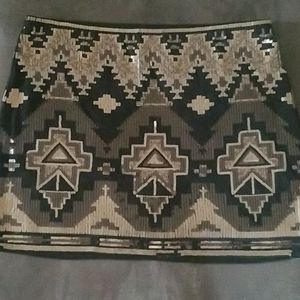 Express Sequins Mini skirt